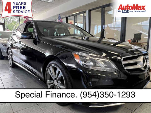 2014 Mercedes-Benz E-Class for sale at Auto Max in Hollywood FL
