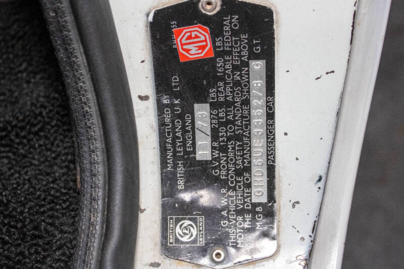 1974 MG MGB-GT
