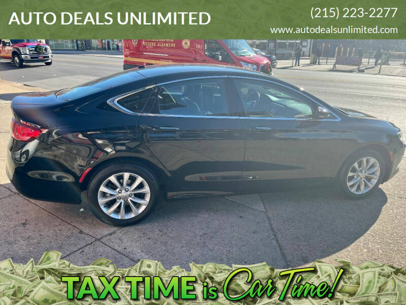 2015 Chrysler 200 for sale at AUTO DEALS UNLIMITED in Philadelphia PA