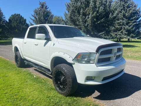 2011 RAM Ram Pickup 1500 for sale at BELOW BOOK AUTO SALES in Idaho Falls ID