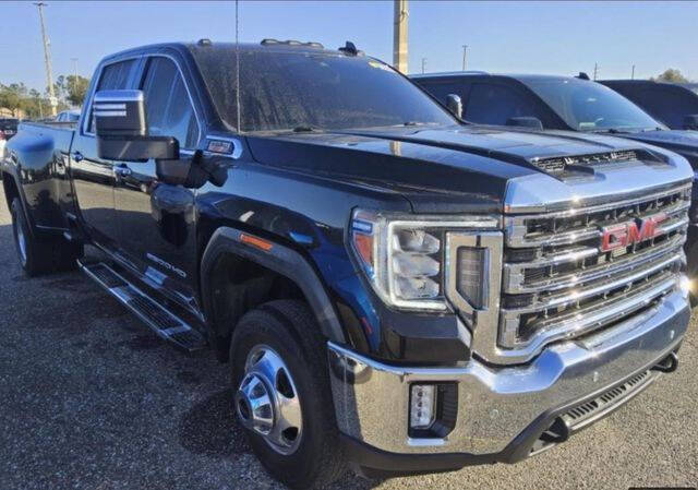 Used 2023 GMC Sierra 3500HD SLT with VIN 1GT49UEYXPF173562 for sale in Bloomington, IL