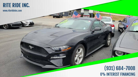 2019 Ford Mustang for sale at RITE RIDE INC. - Rite Ride Inc 2 in Shelbyville TN