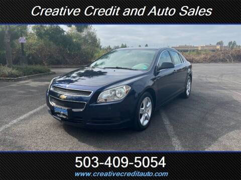 2010 Chevrolet Malibu for sale at Creative Credit & Auto Sales in Salem OR