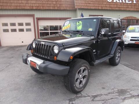 2011 Jeep Wrangler for sale at Careys Auto Sales in Rutland VT