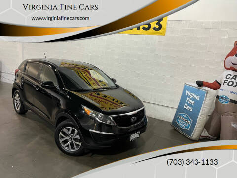 2014 Kia Sportage for sale at Virginia Fine Cars in Chantilly VA
