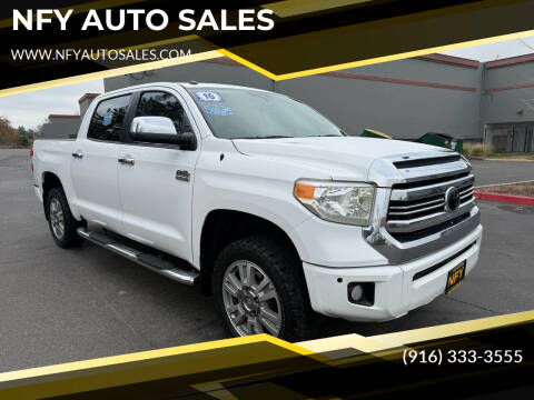 2016 Toyota Tundra for sale at NFY AUTO SALES in Sacramento CA