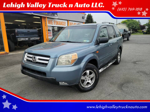 2006 Honda Pilot for sale at Lehigh Valley Truck n Auto LLC. in Schnecksville PA