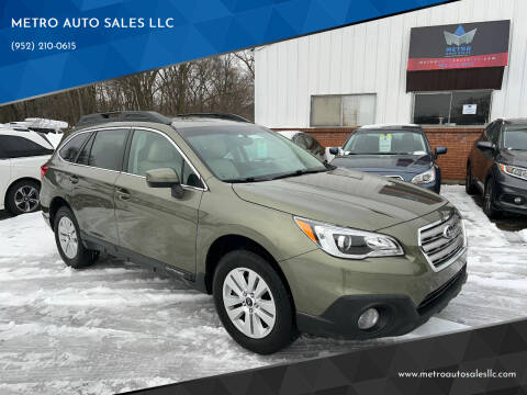 2016 Subaru Outback for sale at METRO AUTO SALES LLC in Lino Lakes MN