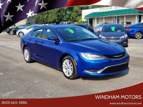 2016 Chrysler 200 for sale at Windham Motors in Florence SC