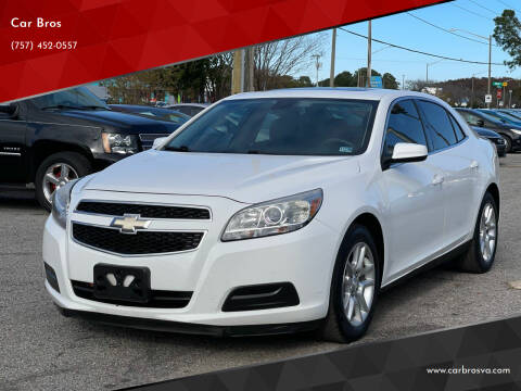 2013 Chevrolet Malibu for sale at Car Bros in Virginia Beach VA