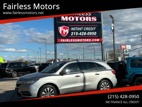 2016 Acura MDX for sale at Fairless Motors in Fairless Hills PA