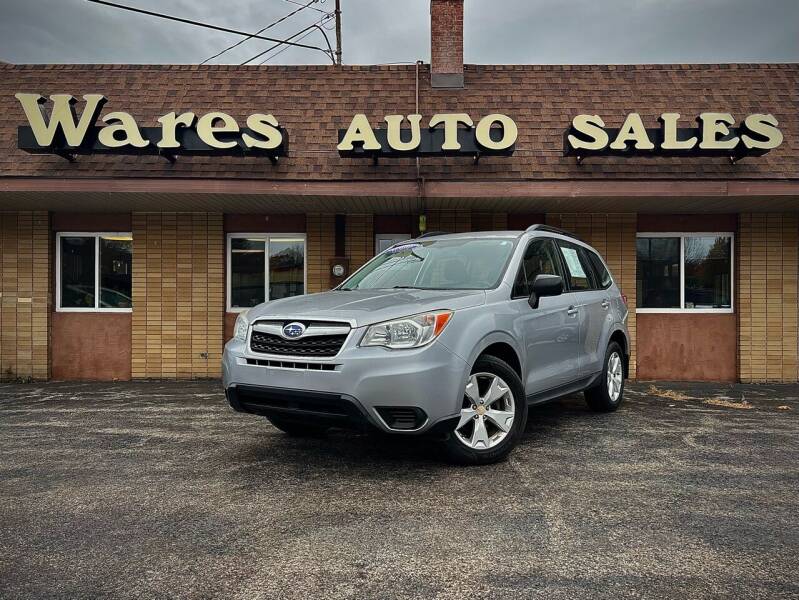 2015 Subaru Forester for sale at Wares Auto Sales INC in Traverse City MI