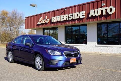 2019 Subaru Legacy for sale at Lee's Riverside Auto in Elk River MN