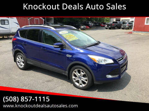 2014 Ford Escape for sale at Knockout Deals Auto Sales in West Bridgewater MA