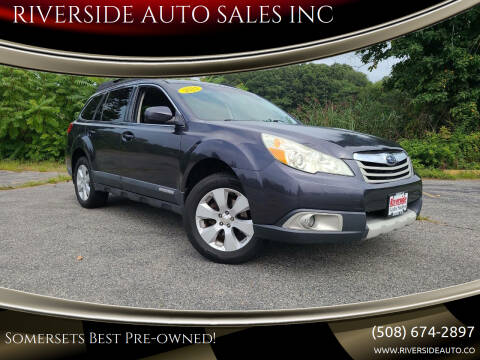 2011 Subaru Outback for sale at RIVERSIDE AUTO SALES INC in Somerset MA