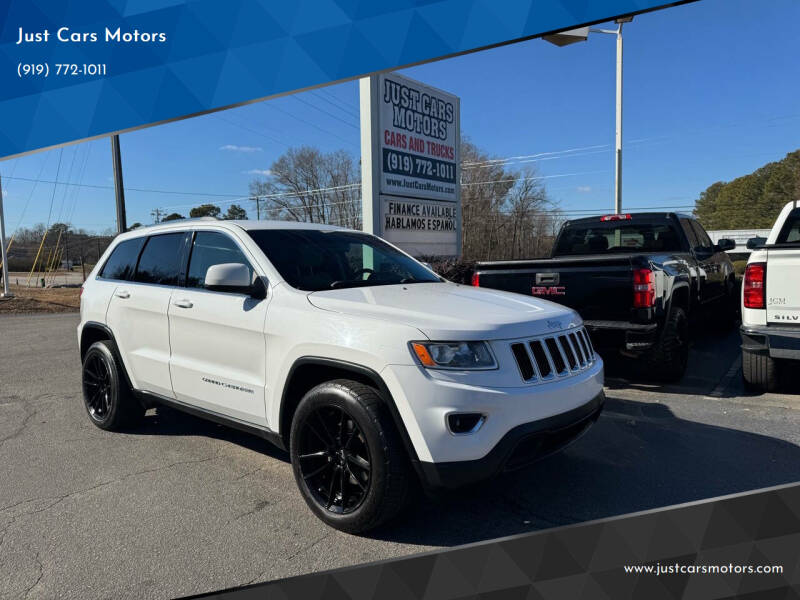 2016 Jeep Grand Cherokee for sale at Just Cars Motors in Raleigh NC