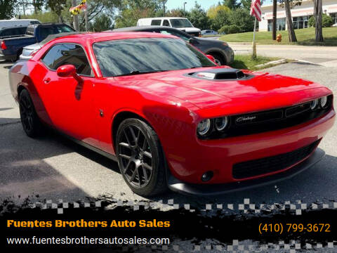 2016 Dodge Challenger for sale at Fuentes Brothers Auto Sales - Jessup in Jessup MD