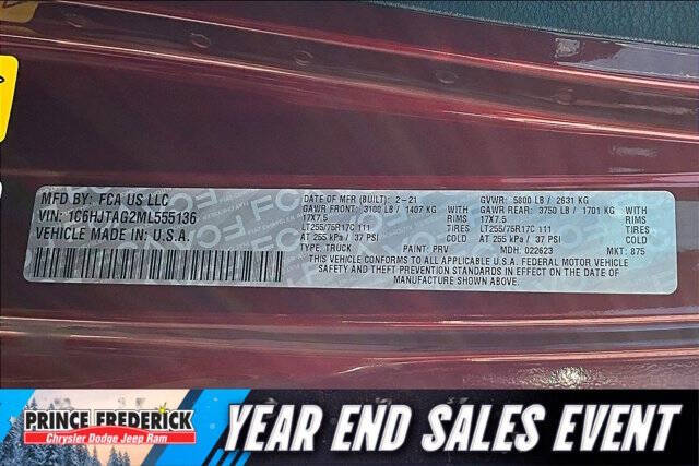 2021 Jeep Gladiator Willys