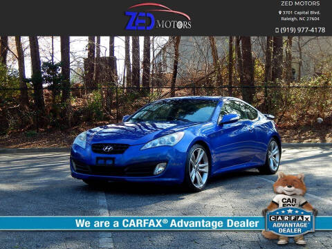2011 Hyundai Genesis Coupe for sale at Zed Motors in Raleigh NC
