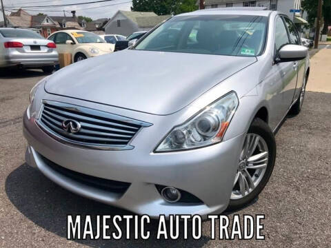 2012 Infiniti G25 Sedan for sale at Majestic Auto Trade in Easton PA