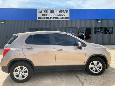 2018 Chevrolet Trax for sale at 3W Motor Company in Fritch TX