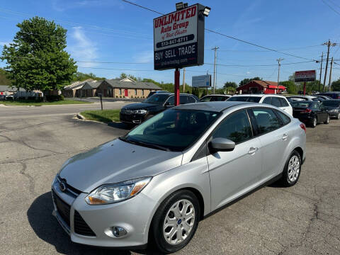 2012 Ford Focus for sale at Unlimited Auto Group in West Chester OH