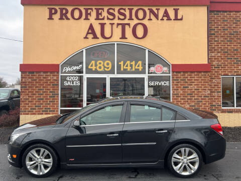 2014 Chevrolet Cruze for sale at Professional Auto Sales & Service in Fort Wayne IN