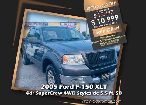2005 Ford F-150 for sale at Virginia Auto Mall in Woodford VA