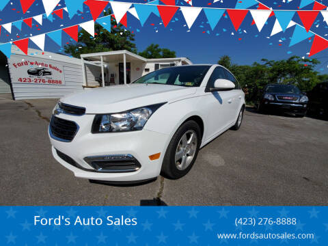 2015 Chevrolet Cruze for sale at Ford's Auto Sales in Kingsport TN