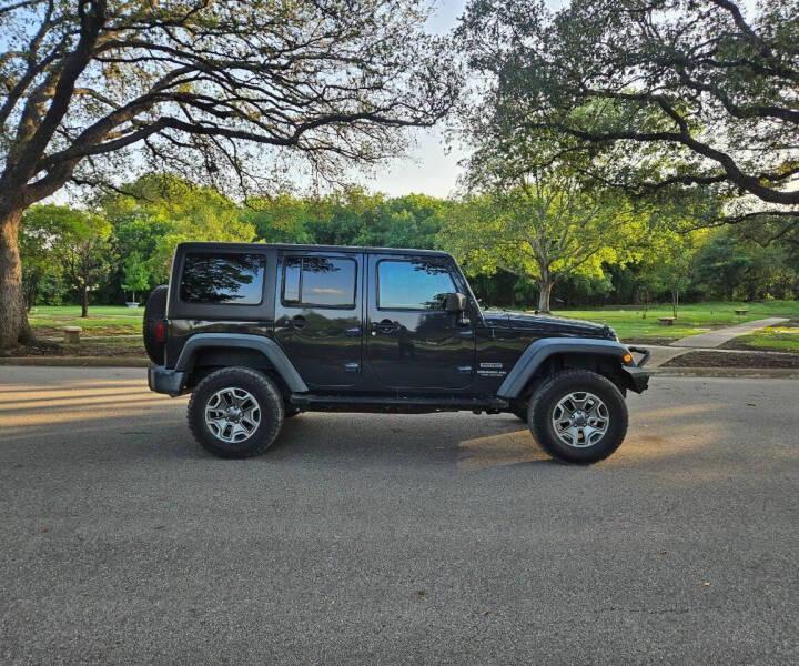 Used 2017 Jeep Wrangler Unlimited Sport S with VIN 1C4BJWDG4HL535472 for sale in San Antonio, TX