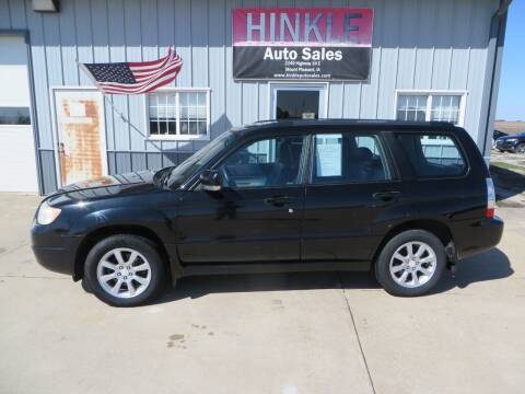 2007 Subaru Forester for sale at Hinkle Auto Sales in Mount Pleasant IA