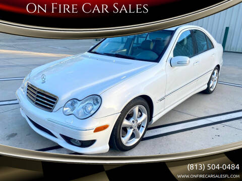 2006 Mercedes-Benz C-Class for sale at On Fire Car Sales in Tampa FL