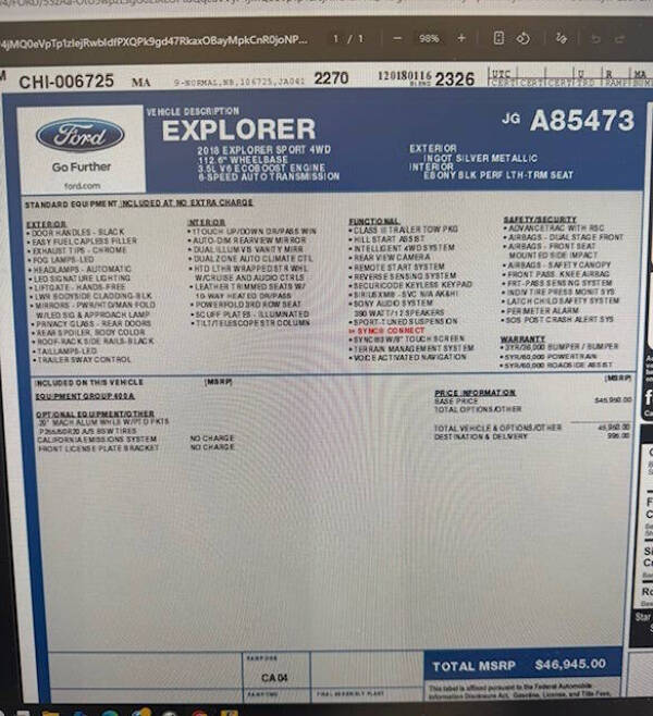 2018 Ford Explorer Sport - Photo 12