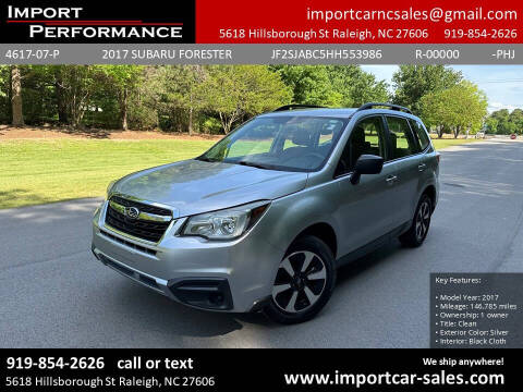 2017 Subaru Forester 2.5i