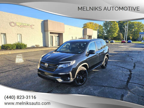 2022 Honda Pilot for sale at Melniks Automotive in Berea OH