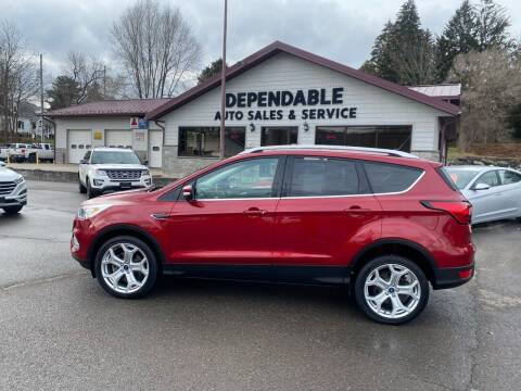 2019 Ford Escape for sale at Dependable Auto Sales and Service in Binghamton NY