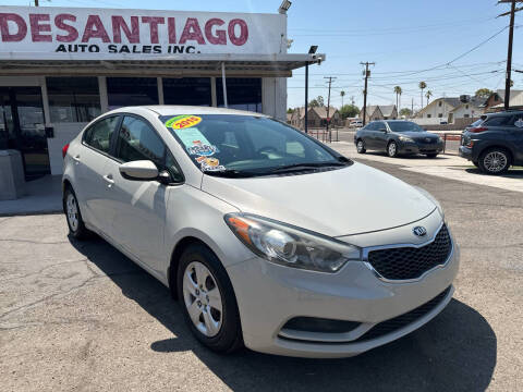 2015 Kia Forte for sale at DESANTIAGO AUTO SALES in Yuma AZ