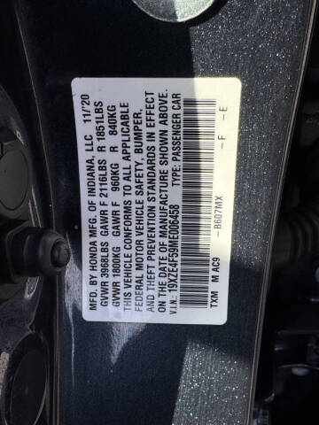 2021 Honda Insight EX