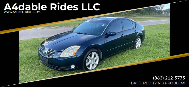 2006 Nissan Maxima for sale at A4dable Rides LLC in Haines City FL