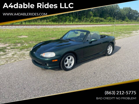 1999 Mazda MX-5 Miata for sale at A4dable Rides LLC in Haines City FL
