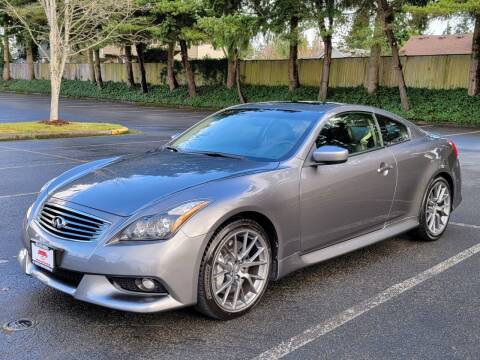2013 Infiniti G37 Coupe for sale at SEATTLE FINEST MOTORS in Lynnwood WA