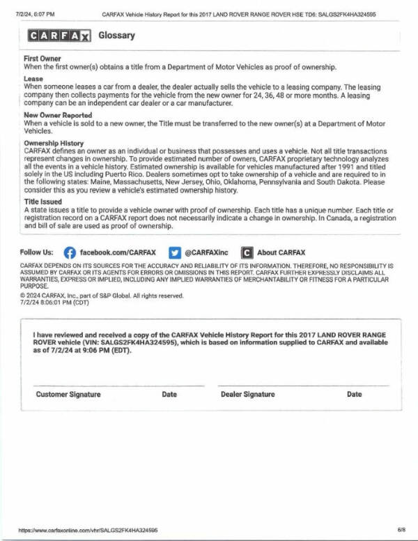 2017 Land Rover Range Rover HSE Td6