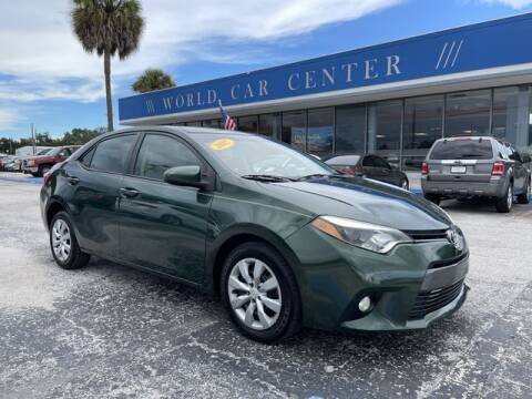 2015 Toyota Corolla for sale at WORLD CAR CENTER & FINANCING LLC in Kissimmee FL