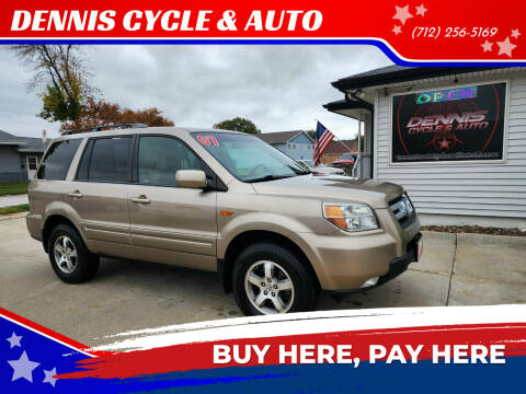 2007 Honda Pilot for sale at DENNIS CYCLE & AUTO in Council Bluffs IA