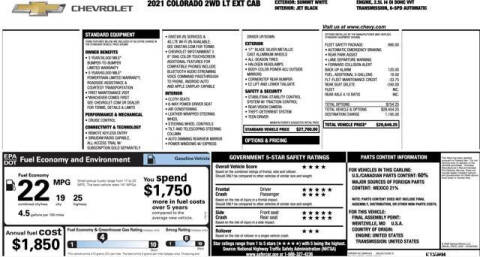 2021 Chevrolet Colorado LT