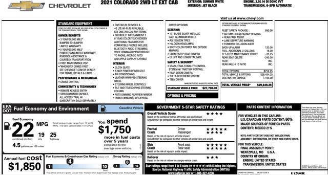 2021 Chevrolet Colorado LT