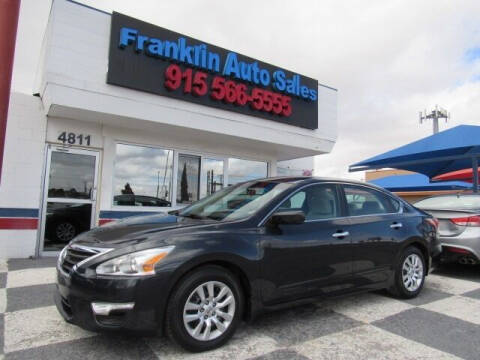 2015 Nissan Altima for sale at Franklin Auto Sales in El Paso TX