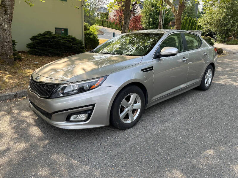 Used 2015 Kia Optima LX with VIN KNAGM4A76F5559339 for sale in Kirkland, WA