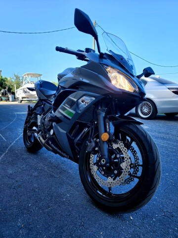 2018 Kawasaki NINJA EX650 ABS for sale at Von Baron Motorcycles, LLC. - Motorcycles in Fort Myers FL