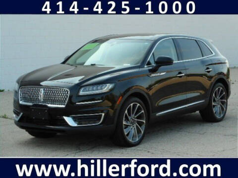 2019 Lincoln Nautilus for sale at HILLER FORD INC in Franklin WI
